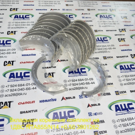 Продажа Вкладыши коренные комплект на 1ДВС NTA855/N14 +0,50 3801262